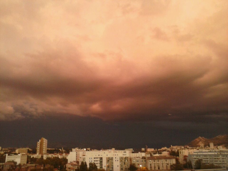 Orage venant d'Aubagne