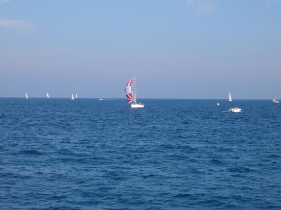 Bateaux au large du Cap d'Agde