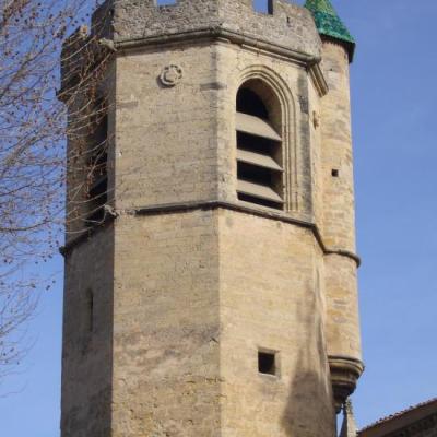 Clocher de l'église St Paul à Clermont l'Hérault