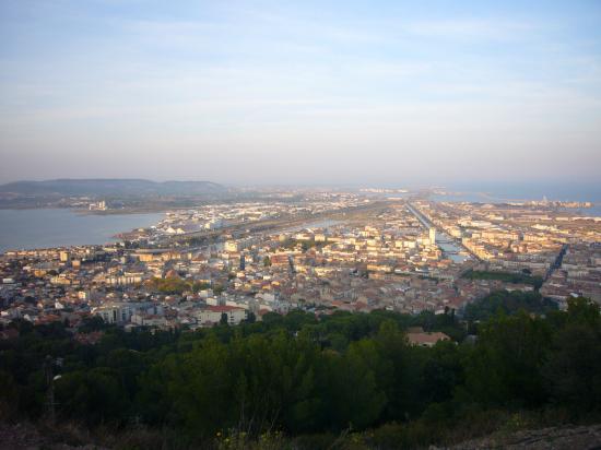 Soleil couchant sur Sète